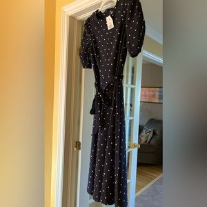 Beautiful Navy polka dot dress